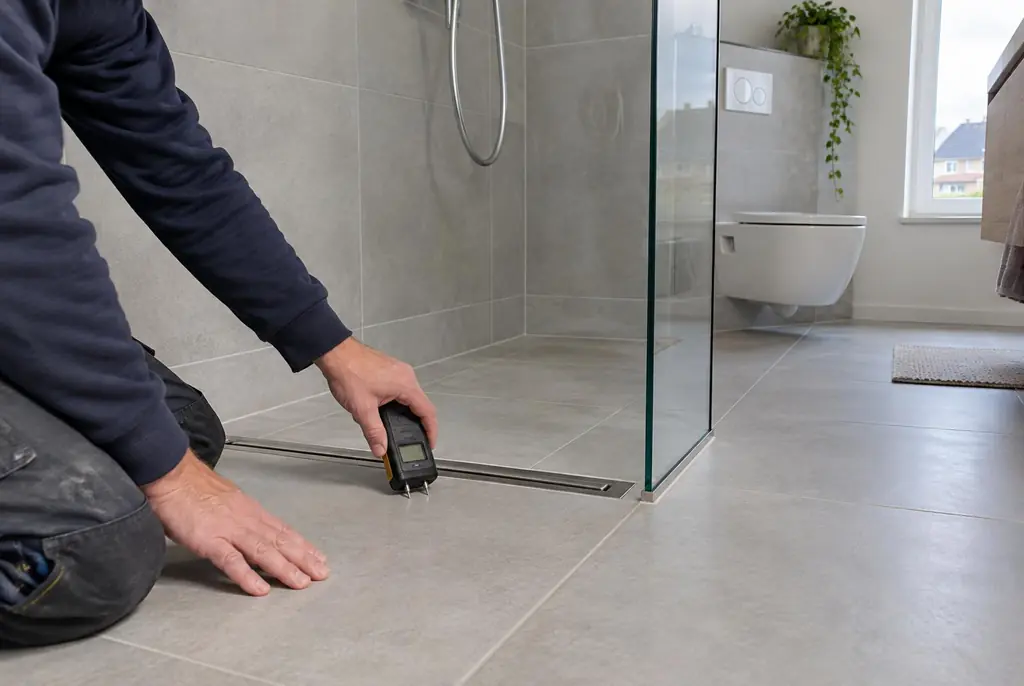 Lekdetectie Boskoop – badkamer in een nieuwbouwwoning